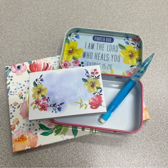 Bible Verse | PRAYER CARDS | Prayer Box with mini pad & pencil - Picture 3 of 8